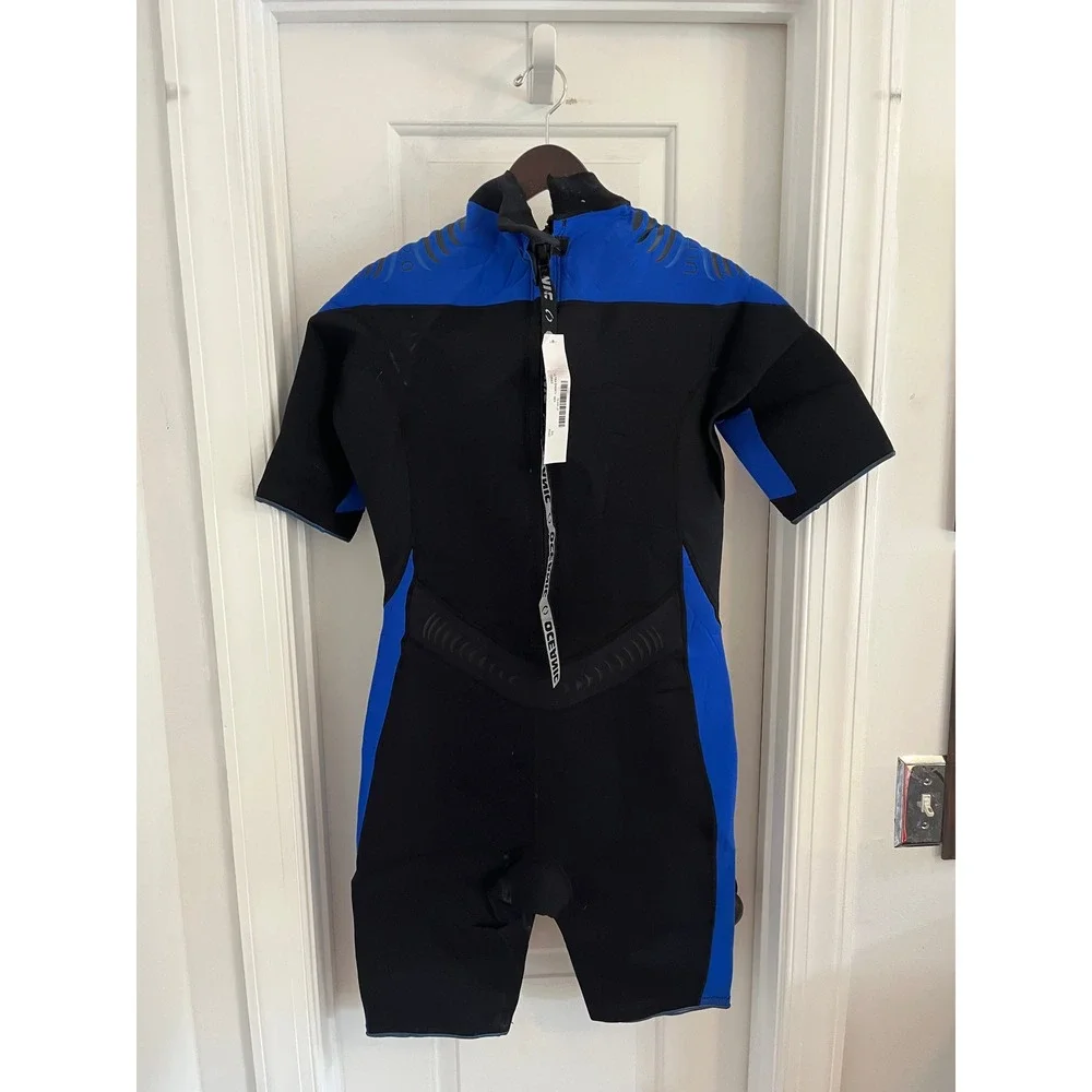 Oceanic‎ Ultra 2.0 Shorty Wetsuit Black Blue Neoprene Scuba